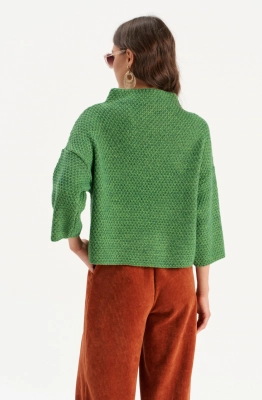 Джемпер RomGil РВ0300-ШЕ5 зеленый лист  Джемпер RomGil РВ0300-ШЕ5 зеленый лист