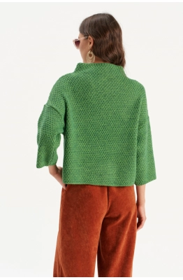 Джемпер RomGil РВ0300-ШЕ5 зеленый лист Джемпер RomGil РВ0300-ШЕ5 зеленый лист