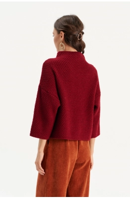 Джемпер RomGil РВ0300-ШЕ5 красновато-бордовый Джемпер RomGil РВ0300-ШЕ5 красновато-бордовый