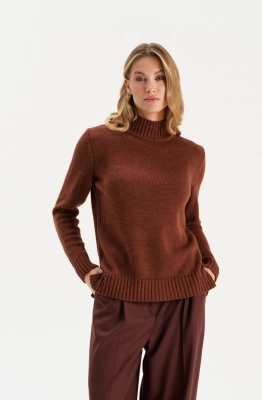 Джемпер RomGil РВ0309-ШЕ5 коричневый 