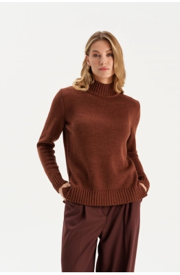 Джемпер RomGil РВ0309-ШЕ5 коричневый 