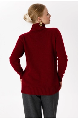 Джемпер RomGil РВ0309-ШЕ5 красновато-бордовый Джемпер RomGil РВ0309-ШЕ5 красновато-бордовый