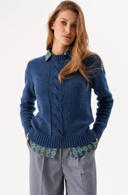 Джемпер RomGil РВ0310-ШЕ5 индиго 