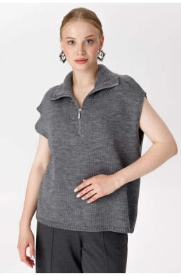Жилет RomGil РВ0313-ШЕ5 серый 