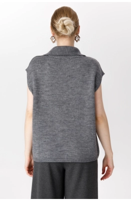 Жилет RomGil РВ0313-ШЕ5 серый 