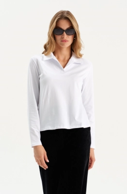 Джемпер RomGil РП0085-ХЛ5 белый  Джемпер RomGil РП0085-ХЛ5 белый