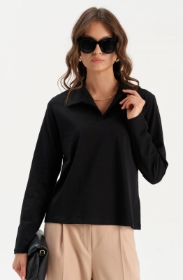 Джемпер RomGil РП0085-ХЛ5 черный  Джемпер RomGil РП0085-ХЛ5 черный