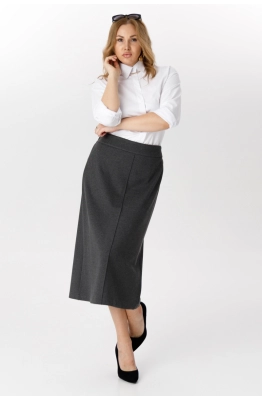 Юбка RomGil РП0087-ВИ5 серый меланж 