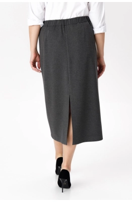 Юбка RomGil РП0087-ВИ5 серый меланж Юбка RomGil РП0087-ВИ5 серый меланж
