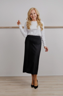 Юбка RomGil РП0087-ВИ5 черный  Юбка RomGil РП0087-ВИ5 черный