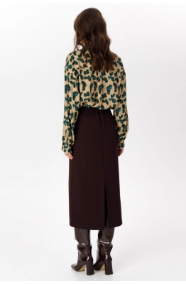 Юбка RomGil РП0087-ВИ5 шоколадный Юбка RomGil РП0087-ВИ5 шоколадный