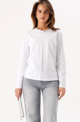 Джемпер RomGil РП0089-ХЛ5 белый  Джемпер RomGil РП0089-ХЛ5 белый