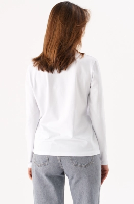 Джемпер RomGil РП0089-ХЛ5 белый  Джемпер RomGil РП0089-ХЛ5 белый