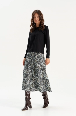 Джемпер RomGil РП0089-ХЛ5 черный  Джемпер RomGil РП0089-ХЛ5 черный