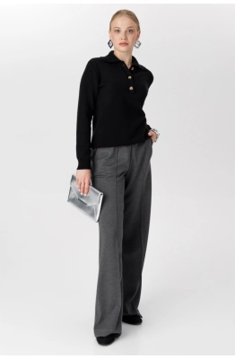 Брюки RomGil РП0091-ВИ5 серый меланж 