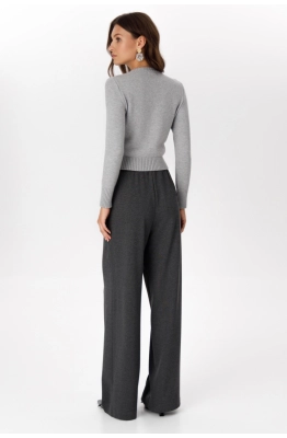 Брюки RomGil РП0091-ВИ5 серый меланж Брюки RomGil РП0091-ВИ5 серый меланж