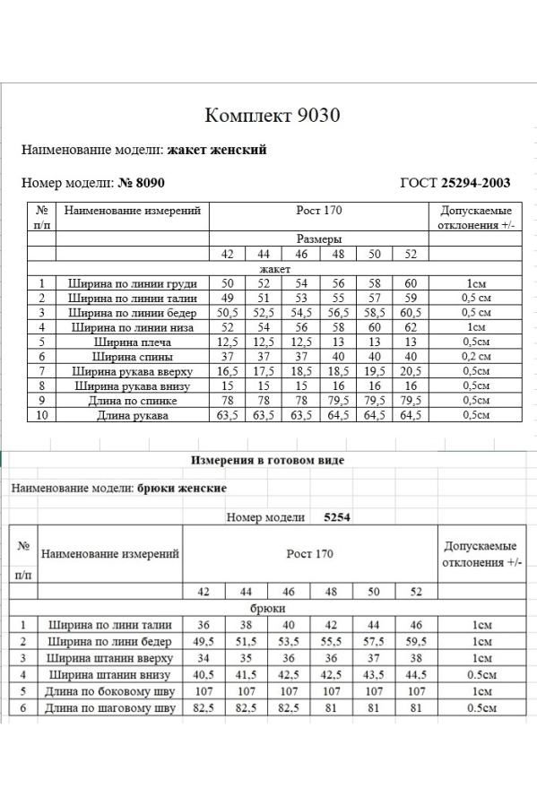 Комплект Rivoli 9030 Комплект Rivoli 9030