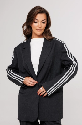 Жакет Buter 3116 темно-серый  Жакет Buter 3116 темно-серый