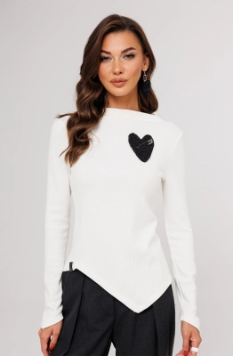 Джемпер Buter 3155 молочный  Джемпер Buter 3155 молочный