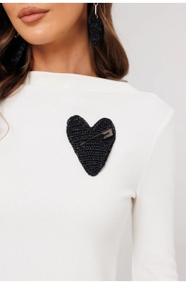 Джемпер Buter 3155 молочный Джемпер Buter 3155 молочный