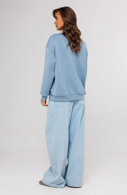 Джемпер Buter 3166 синий  Джемпер Buter 3166 синий