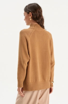 Джемпер RomGil РВ0298-ХЛ5 верблюжий  Джемпер RomGil РВ0298-ХЛ5 верблюжий