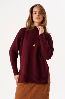 Джемпер RomGil РВ0298-ХЛ5 бордовый 