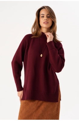 Джемпер RomGil РВ0298-ХЛ5 бордовый 