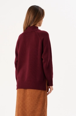 Джемпер RomGil РВ0298-ХЛ5 бордовый  Джемпер RomGil РВ0298-ХЛ5 бордовый