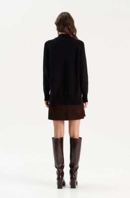 Джемпер RomGil РВ0298-ХЛ5 черный  Джемпер RomGil РВ0298-ХЛ5 черный