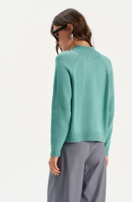 Джемпер RomGil РВ0303-ШЕ5 бирюзовый  Джемпер RomGil РВ0303-ШЕ5 бирюзовый