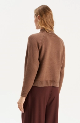 Джемпер RomGil РВ0303-ШЕ5 коричневый  Джемпер RomGil РВ0303-ШЕ5 коричневый