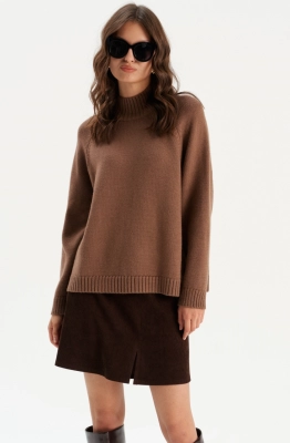 Джемпер RomGil РВ0304-ШЕ5 коричневый 