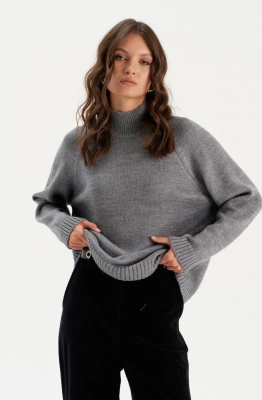 Джемпер RomGil РВ0304-ШЕ5 серый 