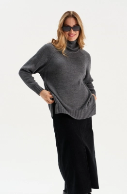 Свитер RomGil РВ0305-ШЕ5 серый 