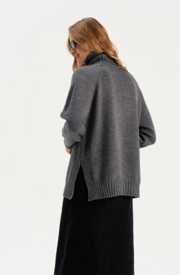 Свитер RomGil РВ0305-ШЕ5 серый  Свитер RomGil РВ0305-ШЕ5 серый