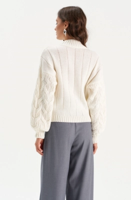 Джемпер RomGil РВ0311-ШЕ5 белый  Джемпер RomGil РВ0311-ШЕ5 белый