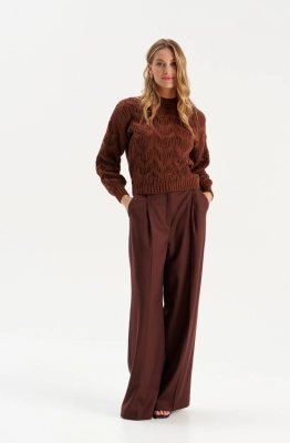 Джемпер RomGil РВ0311-ШЕ5 коричневый 