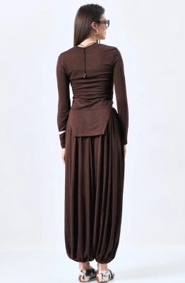 Брюки MilMil 1199 шоколад  Брюки MilMil 1199 шоколад