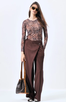 Брюки MilMil 1208 кофейный  Брюки MilMil 1208 кофейный