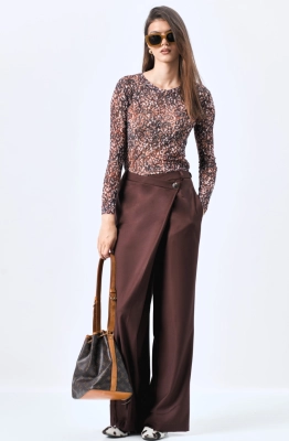 Брюки MilMil 1208 кофейный  Брюки MilMil 1208 кофейный