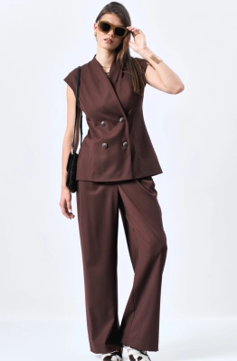 Костюм MilMil 1218 кофейный  Костюм MilMil 1218 кофейный