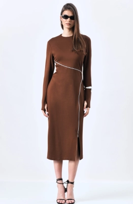 Платье MilMil 1222 корица  Платье MilMil 1222 корица