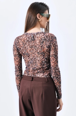 Лонгслив MilMil 1228 цветной принт Лонгслив MilMil 1228 цветной принт