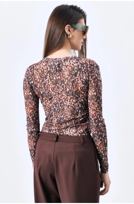 Лонгслив MilMil 1228 цветной принт Лонгслив MilMil 1228 цветной принт