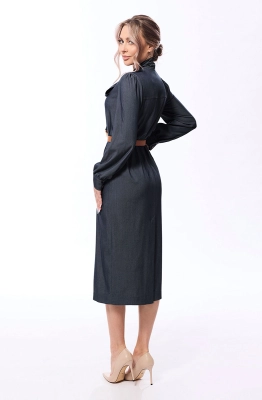 Платье Golden Valley 44201 темно-синий  Платье Golden Valley 44201 темно-синий