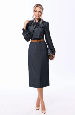 Платье Golden Valley 44201 темно-синий  Платье Golden Valley 44201 темно-синий