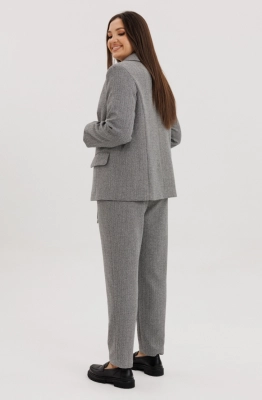 Костюм Фантазия Мод 5215 серый 