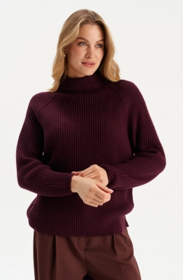 Джемпер RomGil РВ0280-ШЕ5 ежевичный 