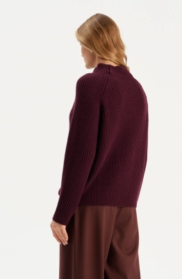 Джемпер RomGil РВ0280-ШЕ5 ежевичный  Джемпер RomGil РВ0280-ШЕ5 ежевичный